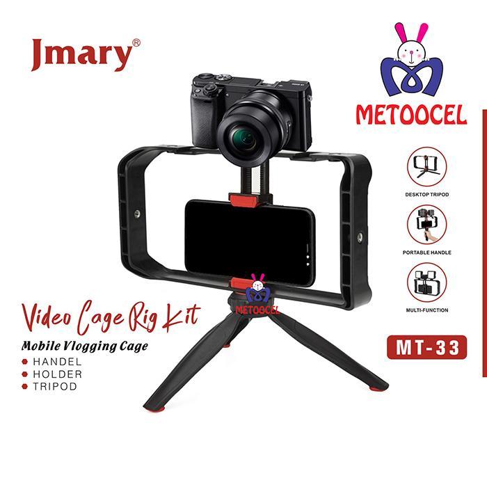 JMARY MT-33 Tripod Handler Vlogger Selfie Podcas KIT Holder Kamera