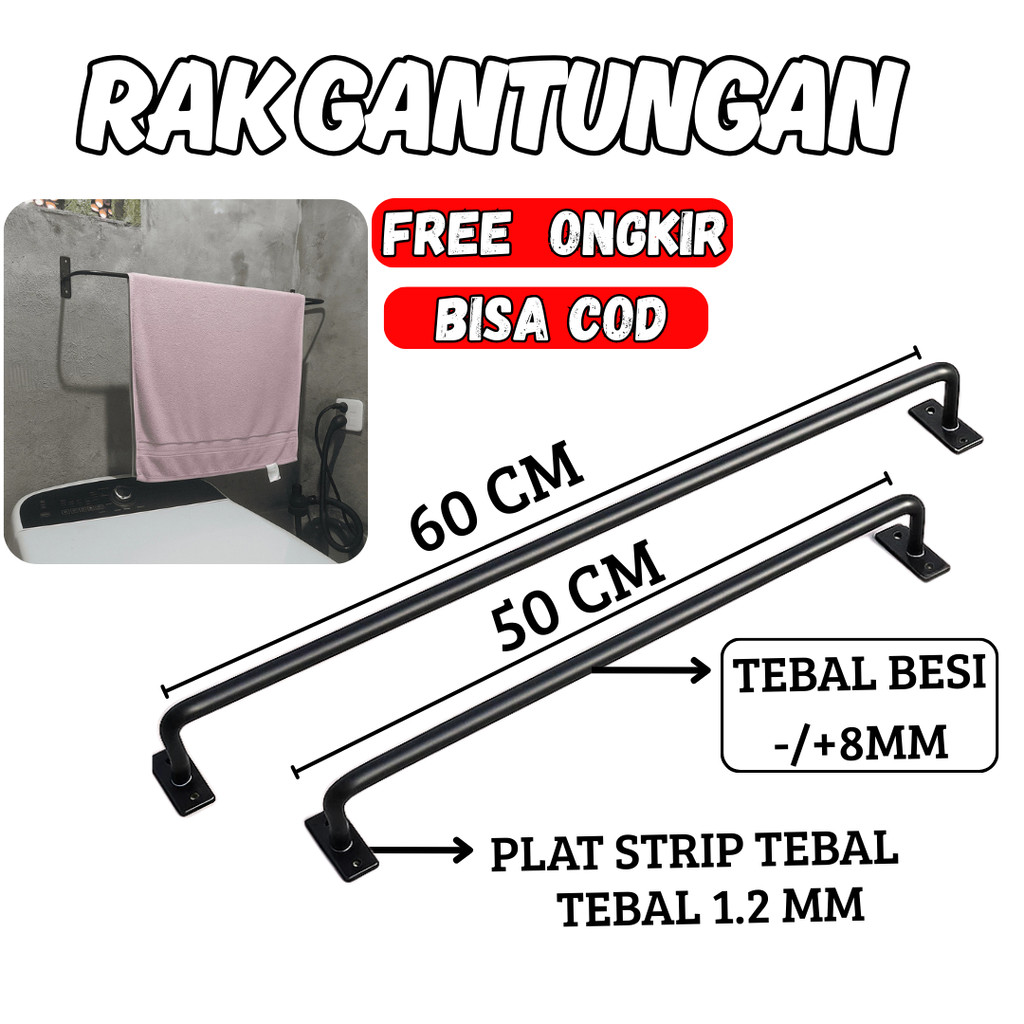 Rak Gantungan Handuk Gantungan Baju Gawang  Handuk Tempel Tembok Gantungan Handuk Tempel Dinding Rak