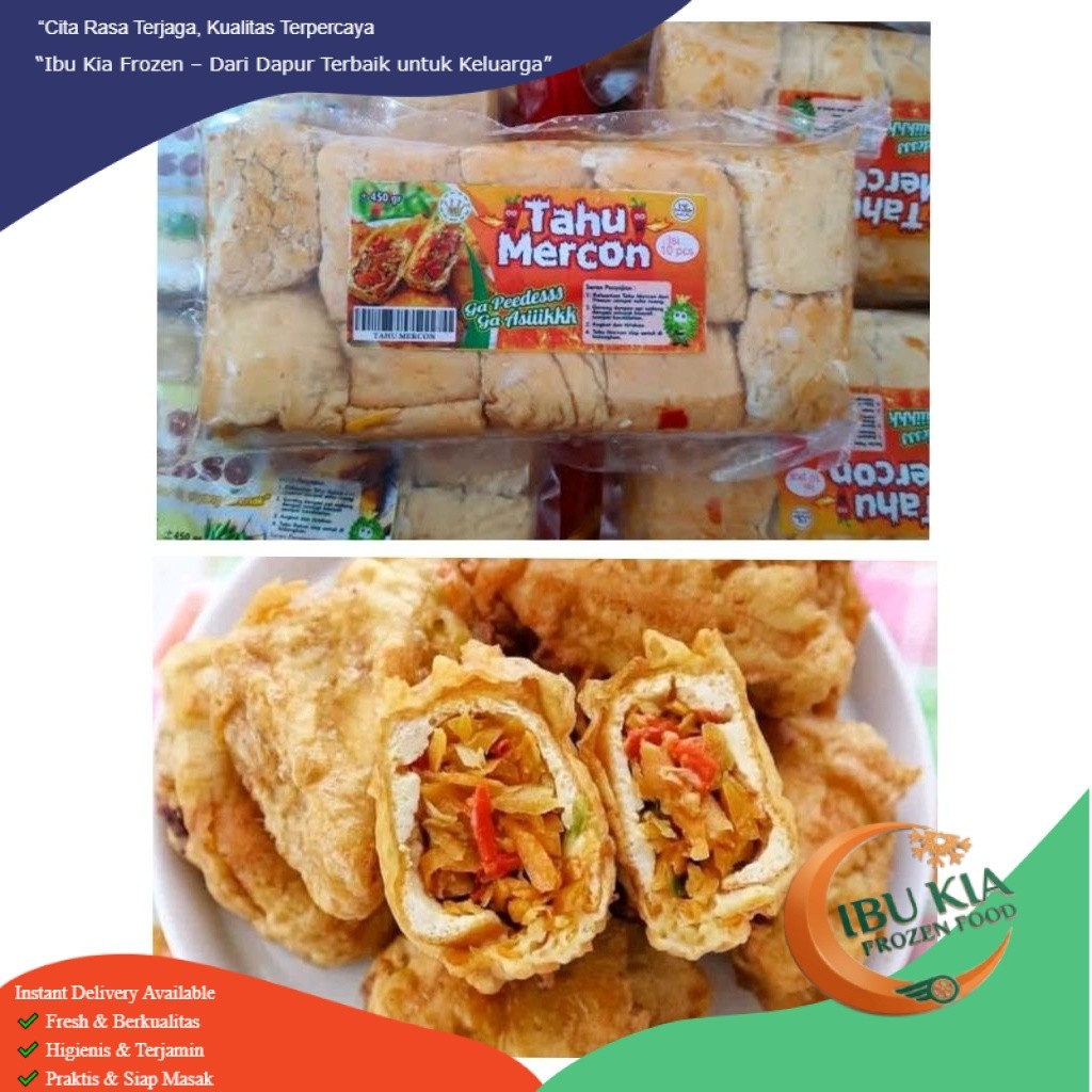 Tahu Mercon Isi 10