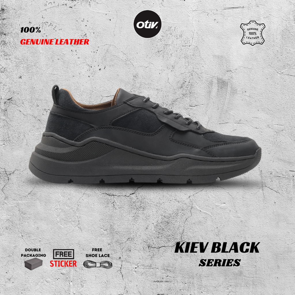 Otiv Kiev | Sepatu Sneakers Kulit Asli Pria