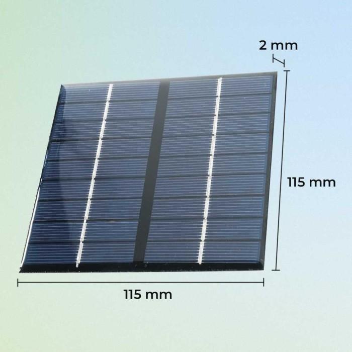 Solar Panel Mini 5V 9V 12V Tenaga Surya Matahari Power Solar Cell DIY Poly Crystalline - 9V - 2W