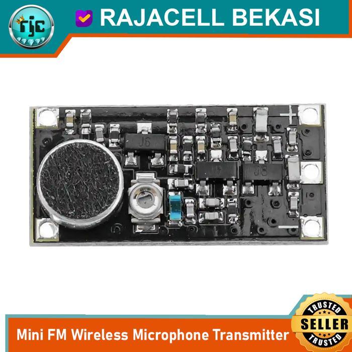 Denis lokomotif Module FM Transmitter 88-108Mhz Mini Mic Wireless Radio 2-9V DC