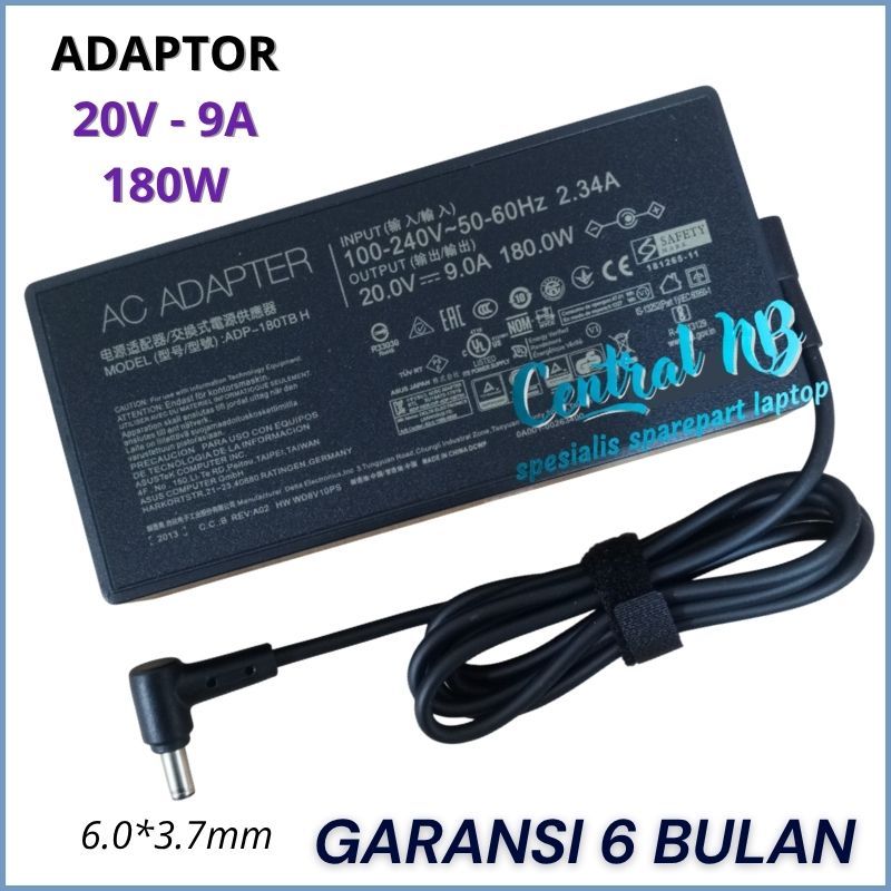 Charger Adaptor Laptop ASUS ROG 15 GX550LXS RTX2080 Series 20V-9A LOGO -CNB