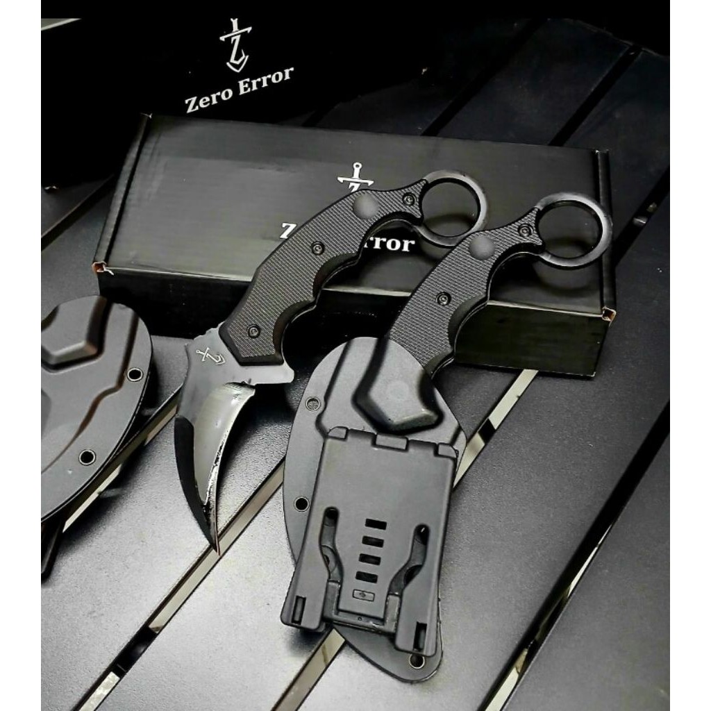 zero karambit perkakas outdoor survival kit