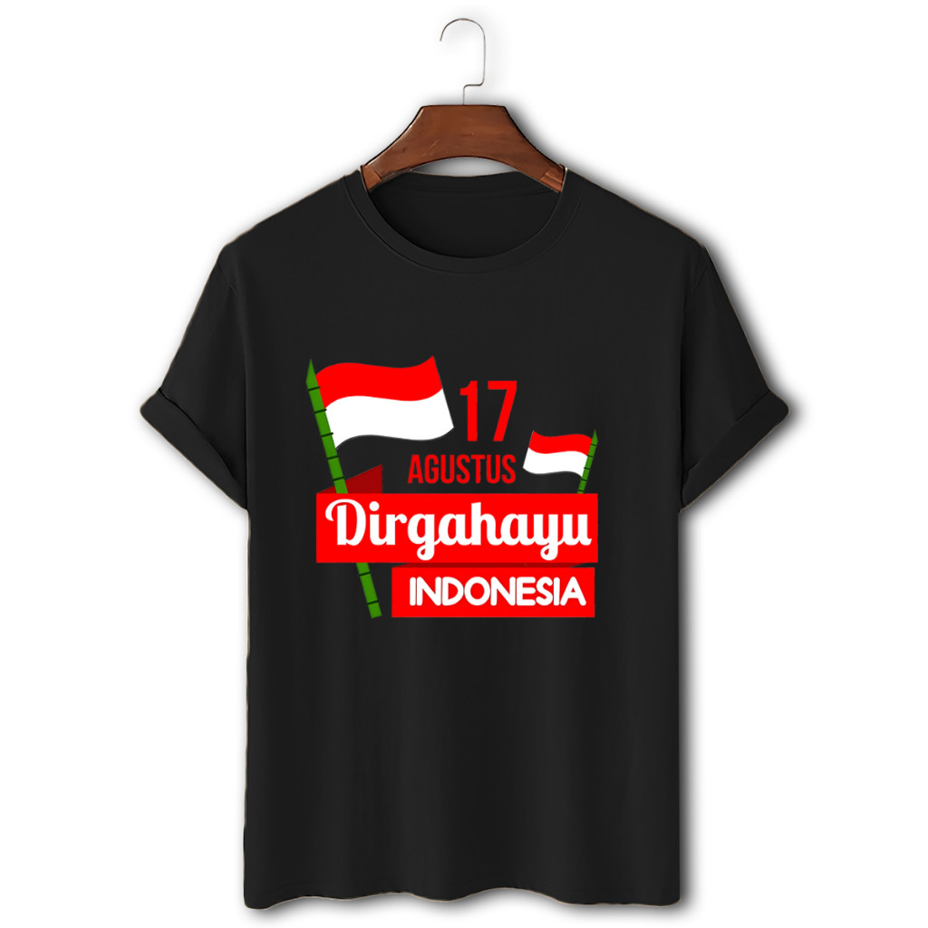 kapas murni KAOS 17 AGUSTUS NEW DESAIN 01 KAOS PRIA WANITA