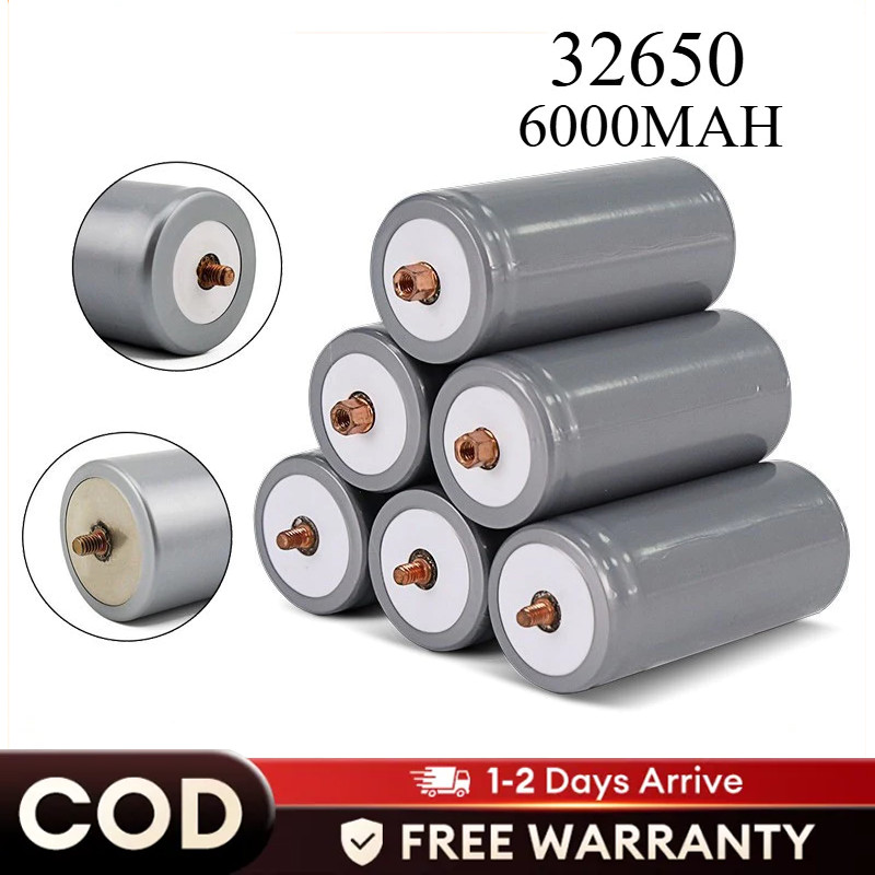 Baterai Lifepo4 32650 3.2V 6Ah 6000mAh Pju Tahan Lama Baterai PJU Lifepo4