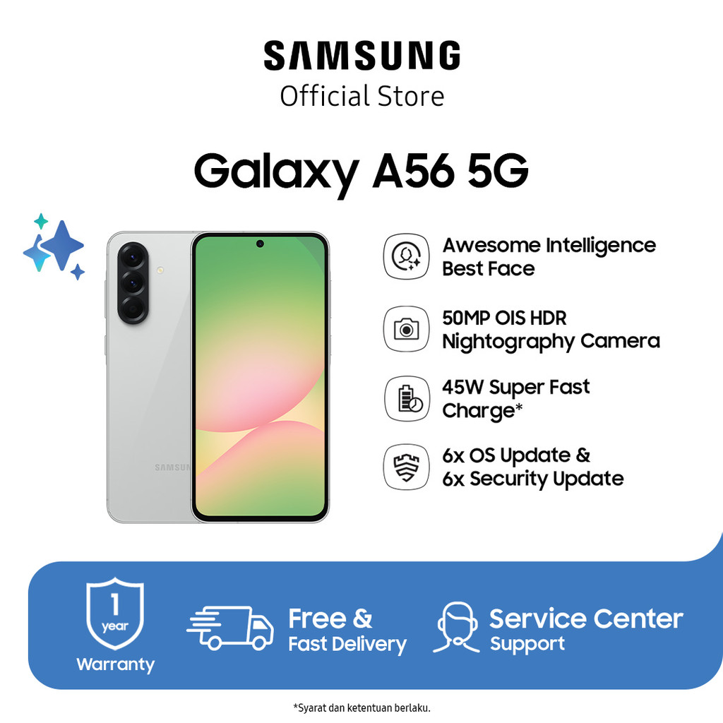 Samsung Galaxy A56 5G 8/256GB - Awesome Light Gray
