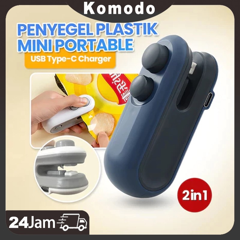 READY STOKPROMO BESAR BESAR BESARAN HANYA DISINI Snack Sealer Mini Hand USB Rechargeable Makanan Pre