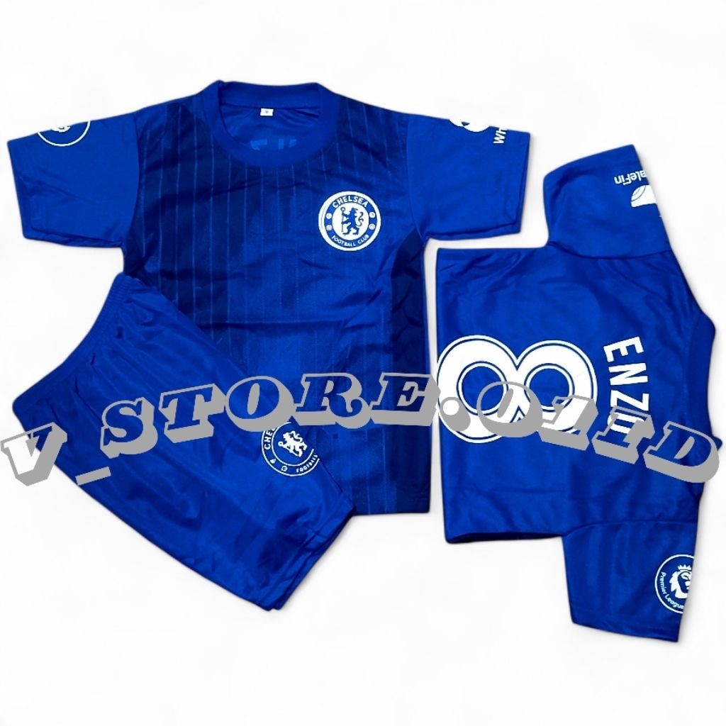 SETELAN JERSEY BOLA ANAK LAKI TERBARU CHELSEA USIA 1-15 TAHUN
