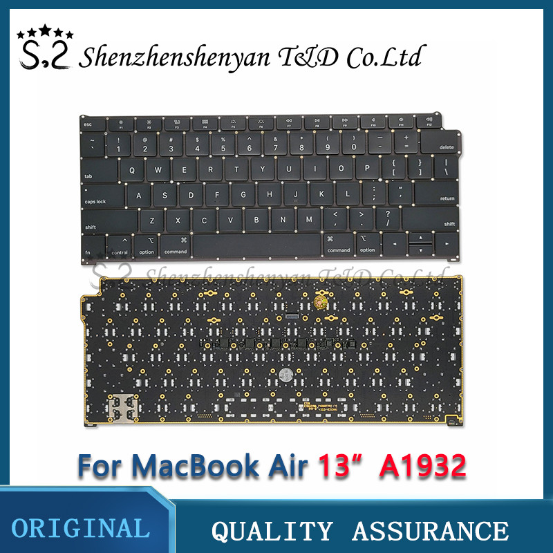Laptop A1932 Keyboard  For Apple MacBook Air 13.3" A1932 Keyboard US UK RU IT KR AR FR Key cap keybo