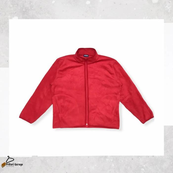 Harington Work Jacket Fleece Wool Uniqlo Red Color