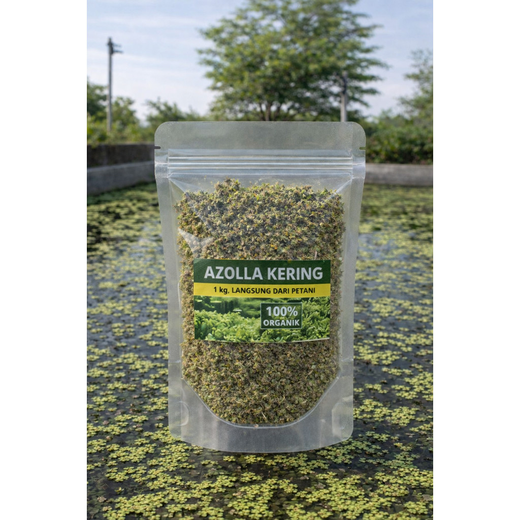 Spesial Azolla Kering 100% – Azolla Microphylla Kering untuk Pupuk Organik & Bahan Tepung Pellet