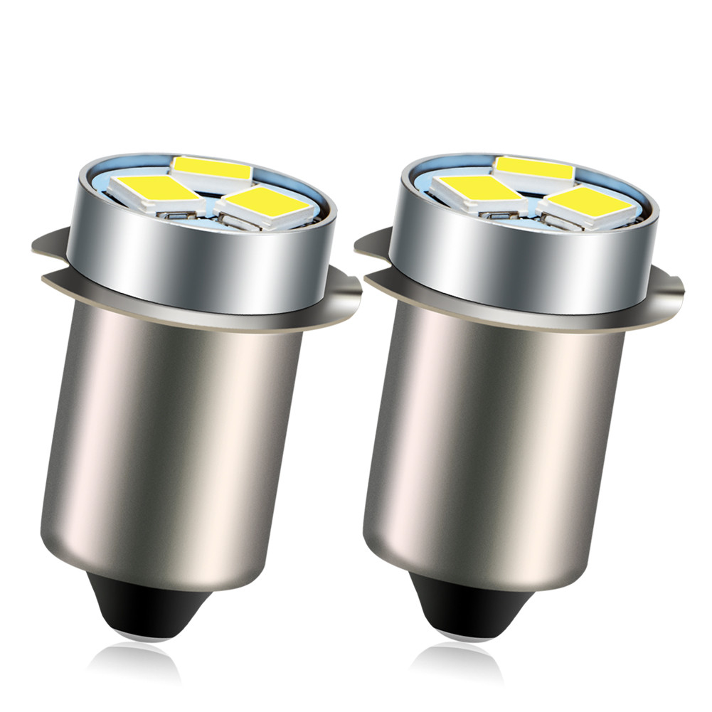 2pcs P13.5S PR2 E10 LED Flashlight Bulb Lamp 3V 6V 12V Led Bulb Replacement 3030 3smd Tor Bulb 3 Vol
