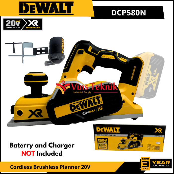 Dewalt DCP580N-KR Mesin Serut Baterai 18|20V (max) 82mm