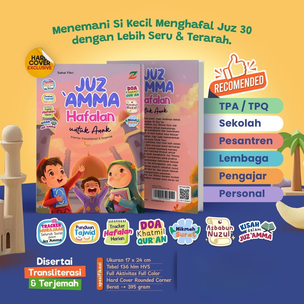 Juz Amma Hafalan untuk anak Juz 30 Lengkap - Hardcover Ziyadbooks