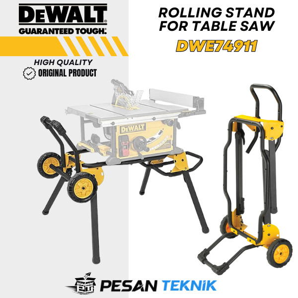 Meja Table Saw Dewalt Rolling Stand For Table Saw DEWALT DWE74911