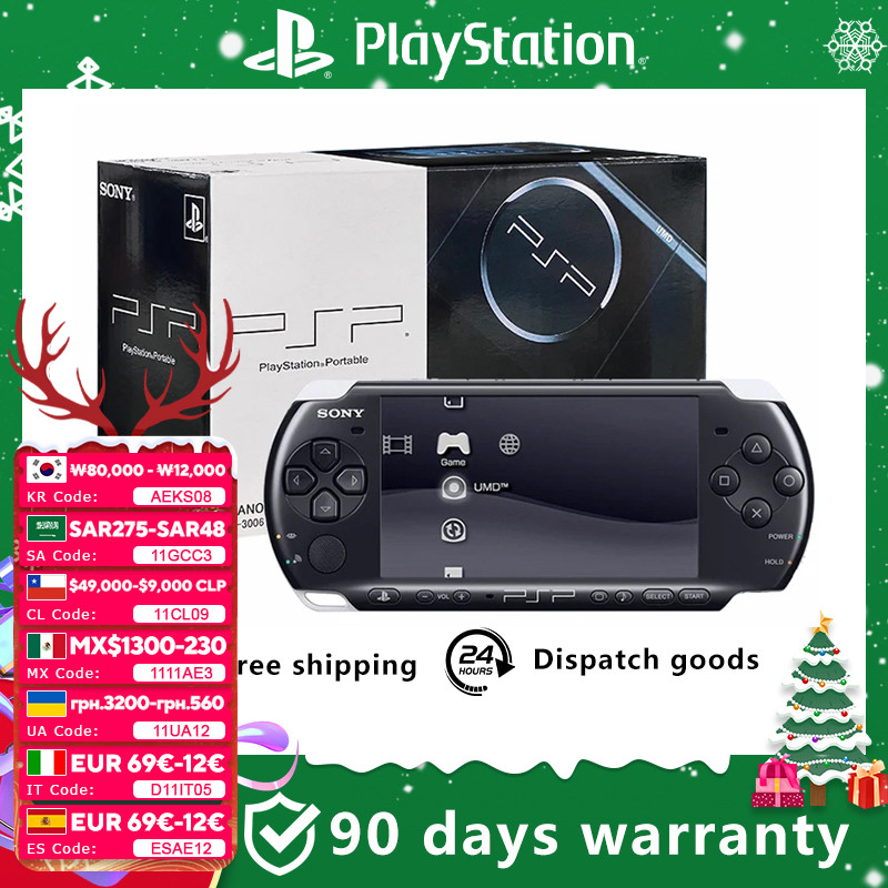Sony original PSP 3000 (PSP-3006) PlayStation Portable Handheld Arcade Game Console (+Free Games) ri