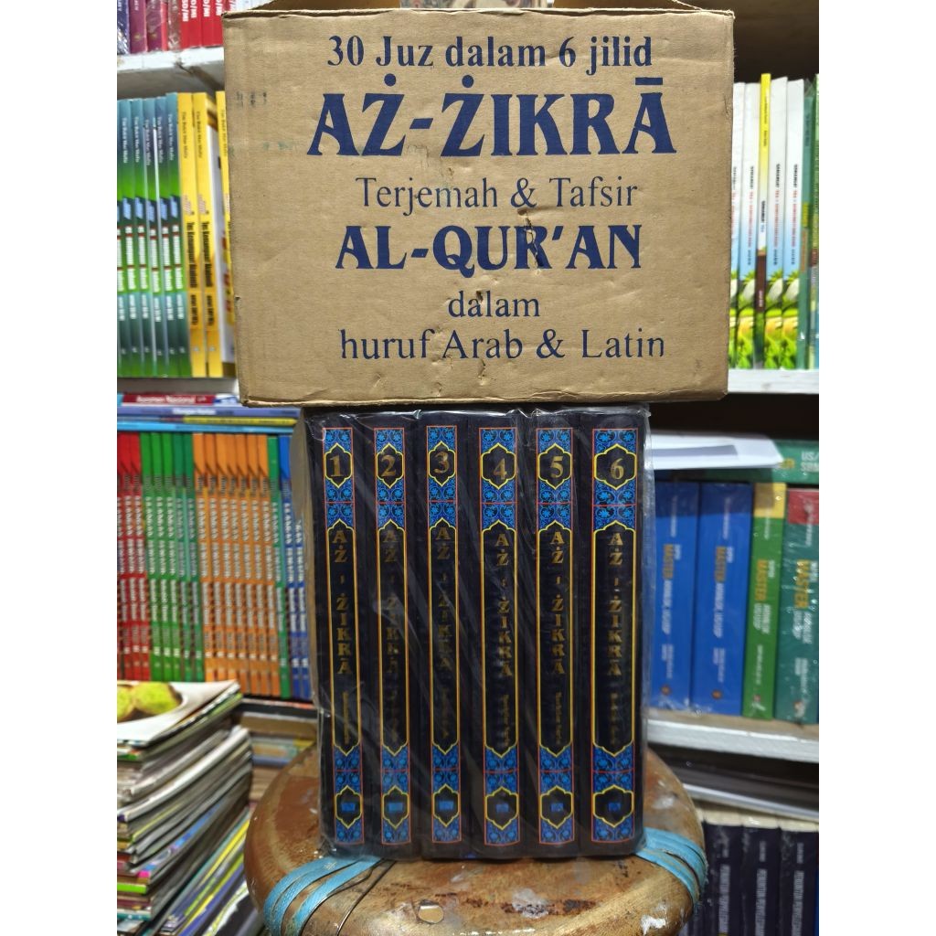 AZ-ZIKRA Terjemah dan Tafsir Al-Quran dalam Huruf Arab Dan Latin Lengkap 6 JILID AZ-ZIKRA