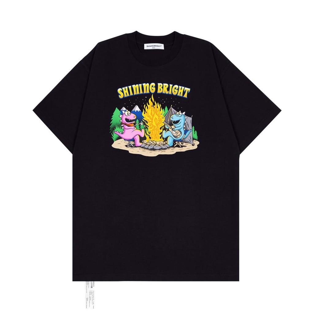 Shining Bright Shelter Tshirt unisex - Black