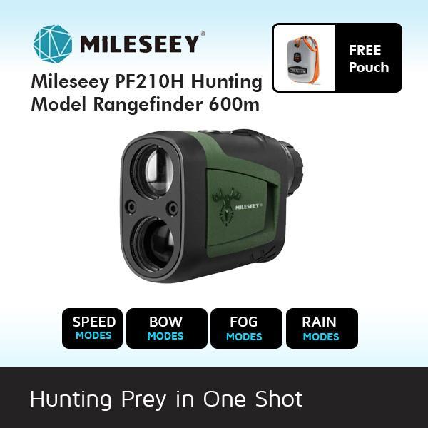 Mileseey PF210H 600M Hunting Berburu Archery Laser Rangefinder Waterproof