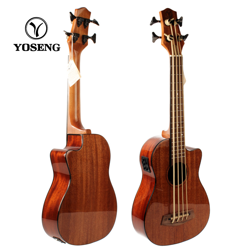 New Design Musical Instruments Cutaway Gloss Ubass Ukulele