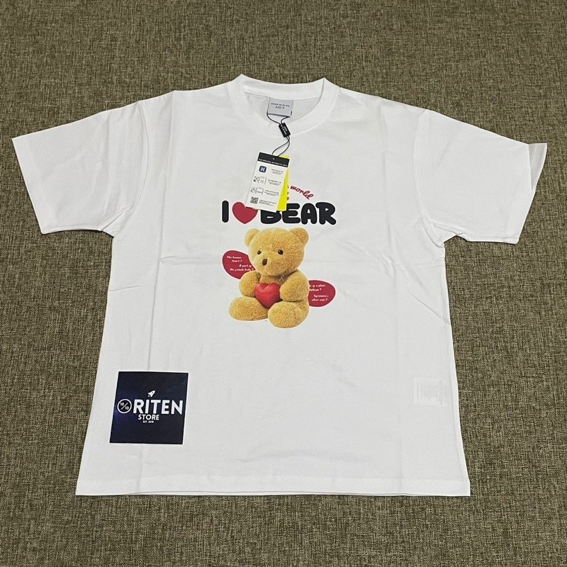 jaminan kualitas  ADLV I Love Teddy Bear Tee White Original