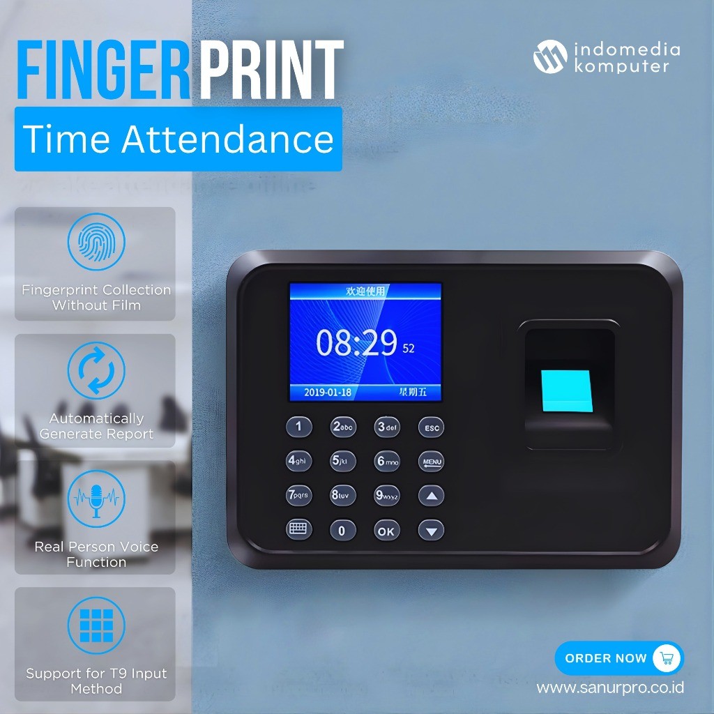 Mesin Absensi Murah Mesin Fingerprint Standalone Fingerprint Absensi