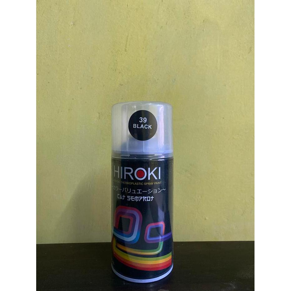 Pilok hiroki black flat cat semprot paint spray pilok pilok murah