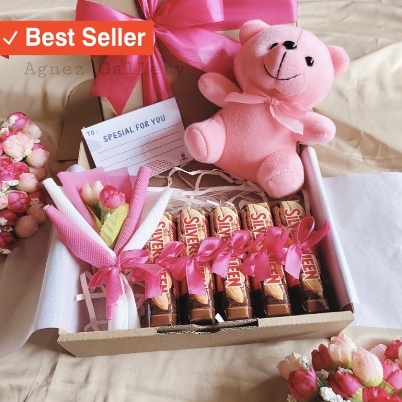 Kado Valentine Terindah buat pasangan / Hampers Coklat / Hadiah ulang tahun cewek / Kado Valentine /
