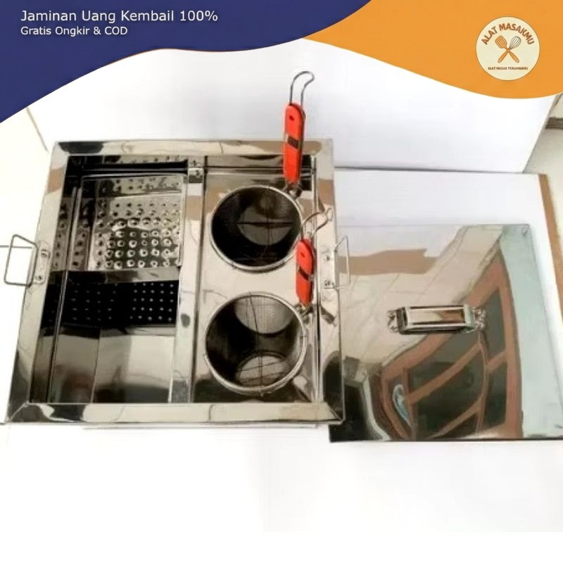 Panci Dandang Stainless Steel Mie Ayam 40 Cm Premium