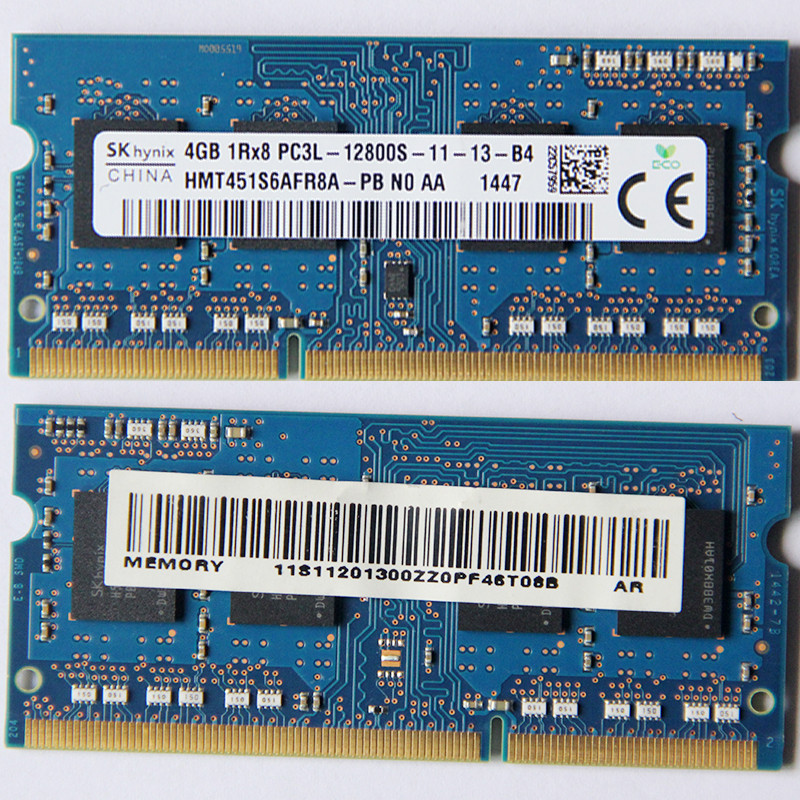 SK Hynix RAM DDR3 4GB 8GB 1066MHz 1333MHz 1600MHz Laptop Memory 1Rx8 2Rx8 PC3 8500S 10600S 12800S  S