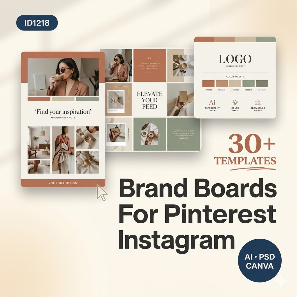 ID1218 - Brand Boards For Pinterest Instagram