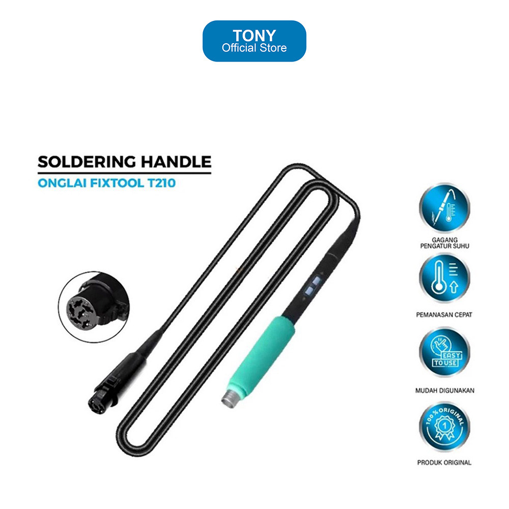 Gagang Solder ONGLAI T210 - Temp Control Button Handle for Station - GAGANG T210
