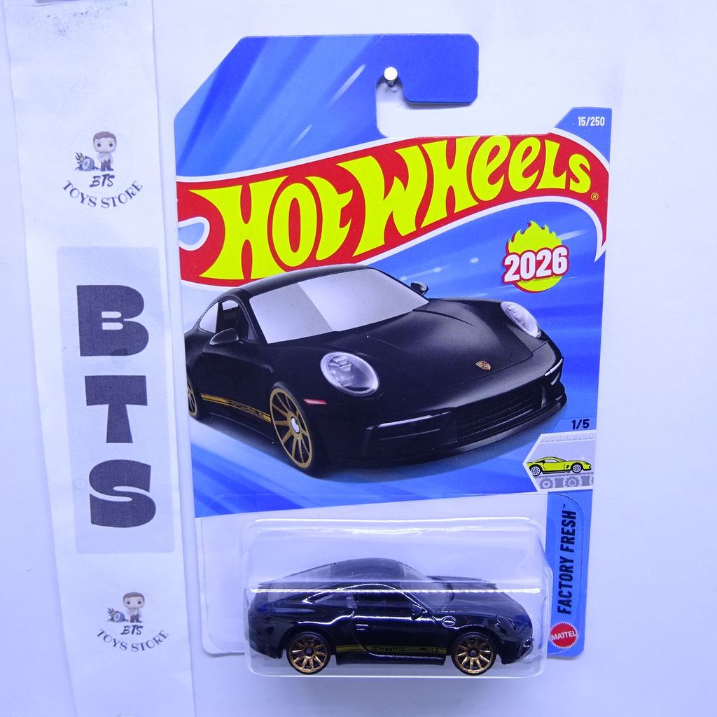 Hot Wheels Porsche 911 Carrera T Hitam