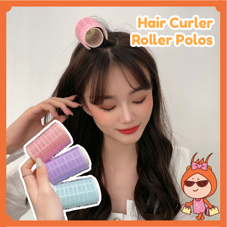 Reseller Welcome - F6343 Roll Rambut Gulung Velcro / Hair Curler Roller Polos / Magic Roll Pengeriti