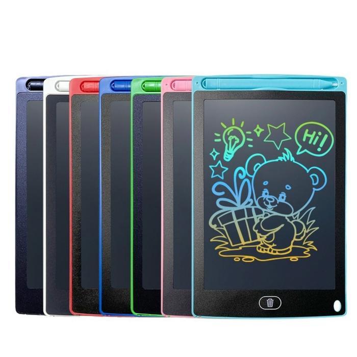 UPLU LCD Writing Tablet Papan Gambar Anak Elektronik 10 Inch Tablet Gambar dan Menulis Anak LCD Alas
