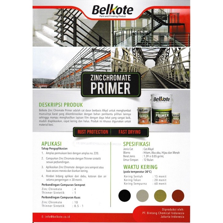 Belkote Zinc Chromate Primer 5 kg