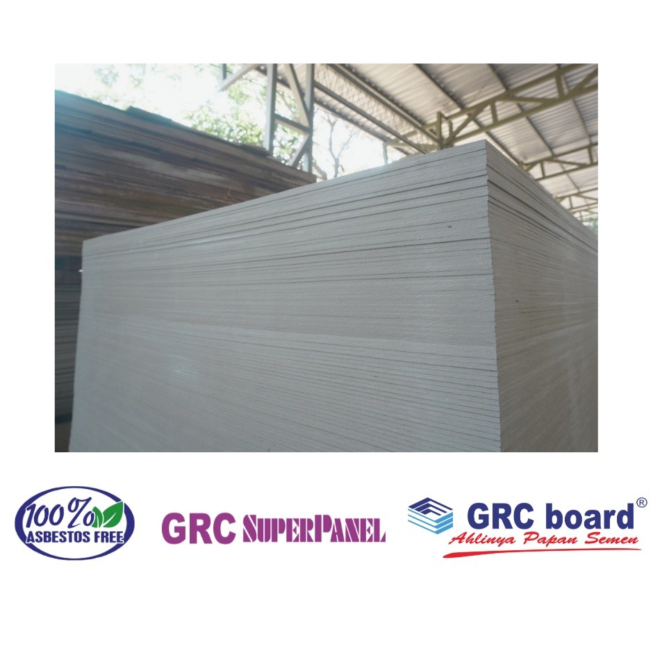 GRC SUPERPANEL - Aplikasi dinding luar (Facade / Cladding) - Papan Semen - Papan GRC Board