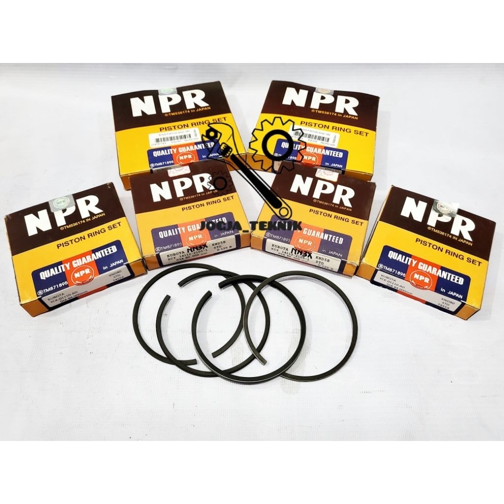 Ring Piston / Ring Seker Diesel Kubota KND 5B - KND 250 ORIGINAL ASLI