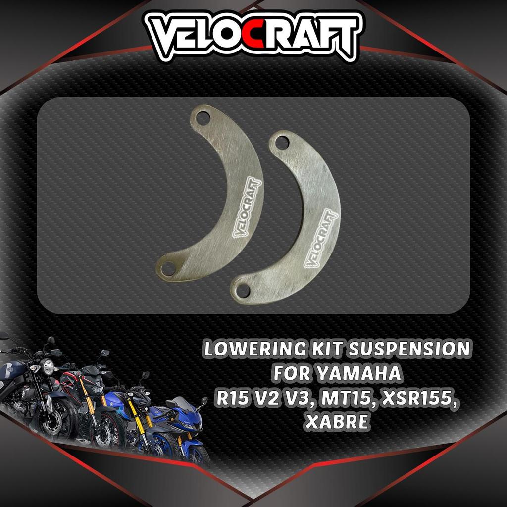 Velocraft Lowering Kit Suspension Untuk Yamaha R15 V2 R15 V3 MT15 MT-15 XSR155 XSR 155 Xabre XABRE P