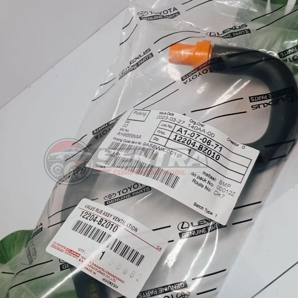 Selang Valve PCV+Valve PCV Original Toyota Avanza Xenia Rush Terios