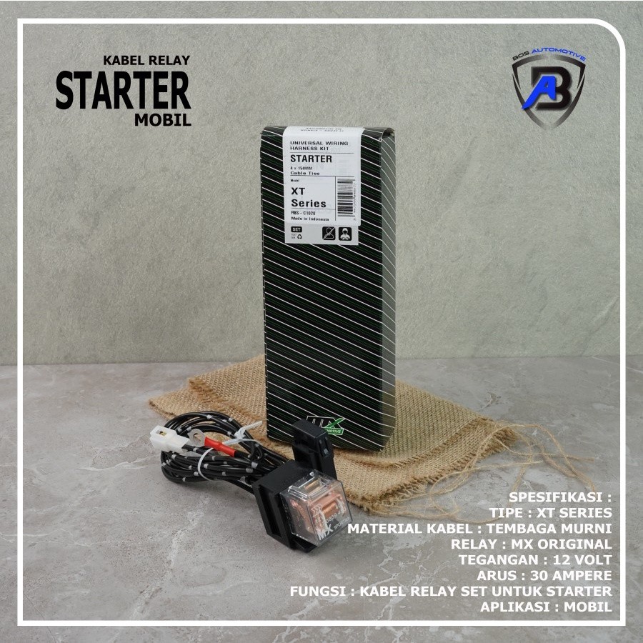 Kabel Set Relay Starter Stater Mobil XT SERIES 12v