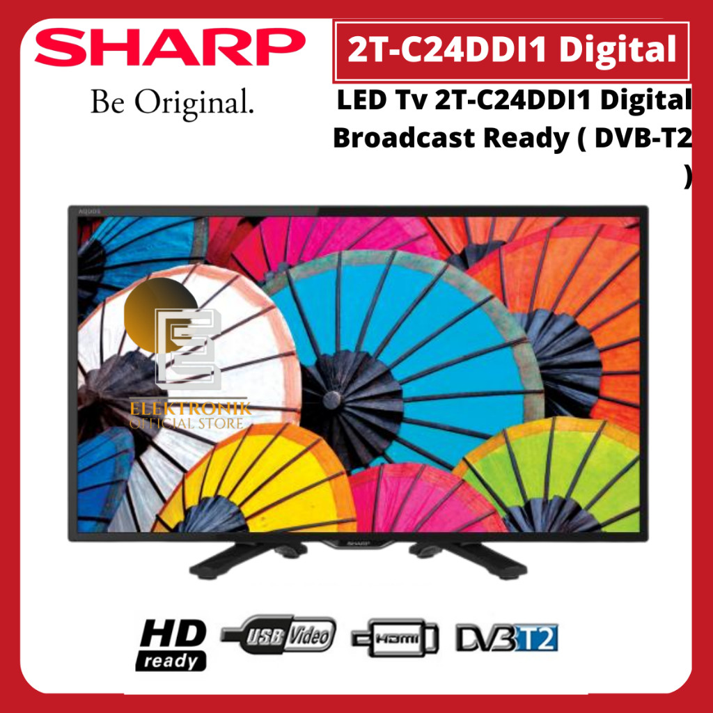 SHARP LED TV 24inch 2T-C24DD1I Aquos LED
