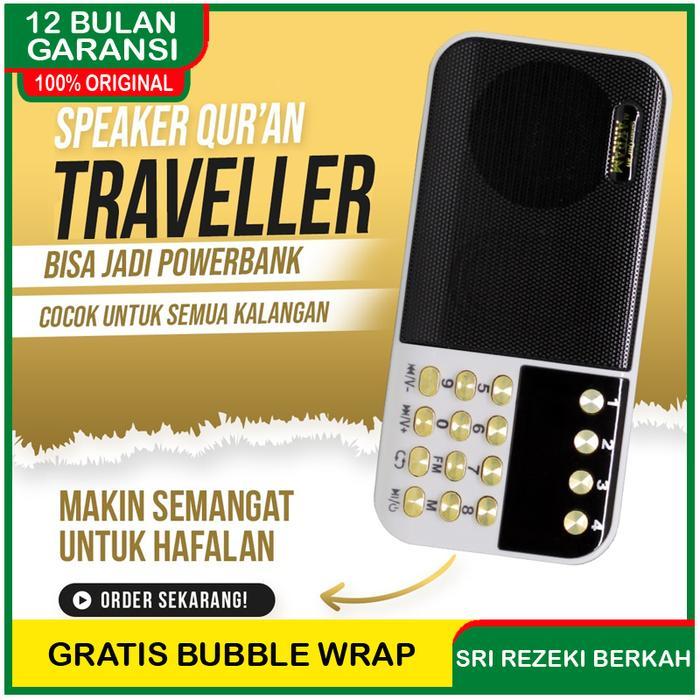 Speaker Murottal Murotal AlQuran Quran 30 Juz Traveller Al-Akram - Putih