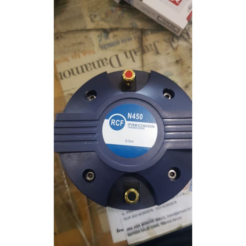 speaker tweter rcf n 450 twitter twetter twiter
merk rcf 8 ohm