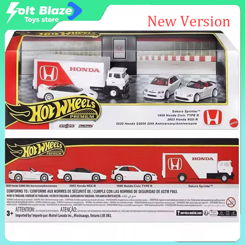 Hot Wheels 2025 GMH39 Car Culture Honda Garage Honda Civic Honda S2000 NSX eCast Car Model alloy sta