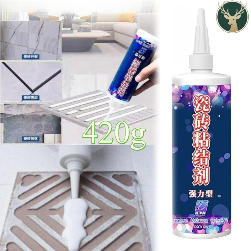420g Lem Keramik Pecah Kuat Serbaguna Perekat Keramik Perbaikan Keramik Retak Terlepas/Semen Keramik