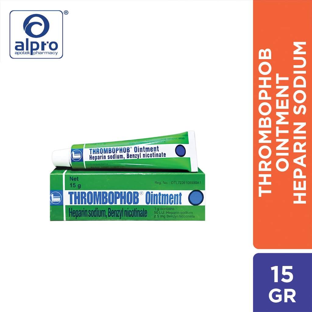 Thrombophob Ointment Heparin Sodium 15G