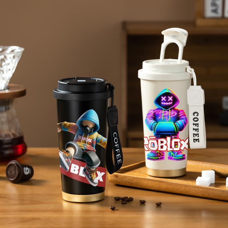Tumbler Roblox Botol Minum Aesthetic Stainless Steel Tumblr CUP 500 ML Termos Viral Keep Cold Hot Ta