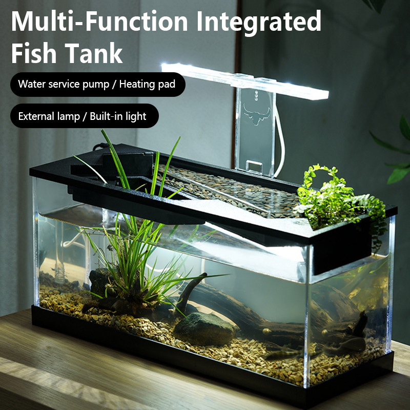 Desktop Landscape Fish Tank Small Ecological Aquarium All-in-one Fish Tank Acrylic Aquarium Ecologic